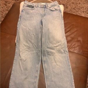 Garage Sky Blue Wide Leg Jeans